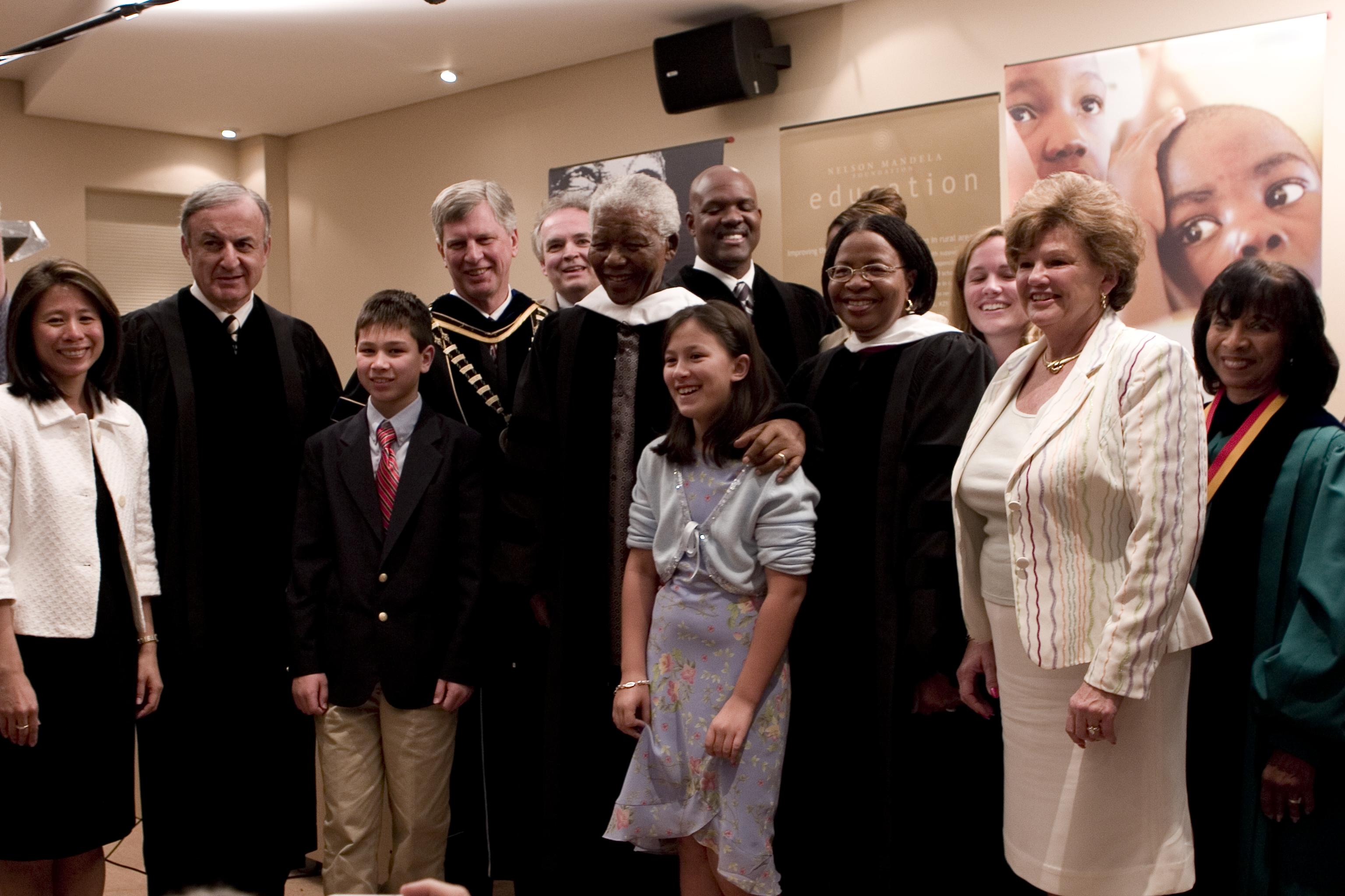 Nelson Mandela-Jack Wilson family